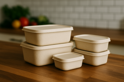 GreenCratez biodegradable food storage containers Family Set